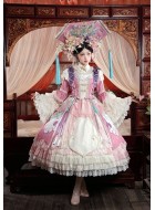 Mademoiselle Pearl Empresses In The Palace Collaboration Consort Hua Blooming Amidst Brocade Deluxe One Piece Set(Reservation/Full Payment Without Shipping)